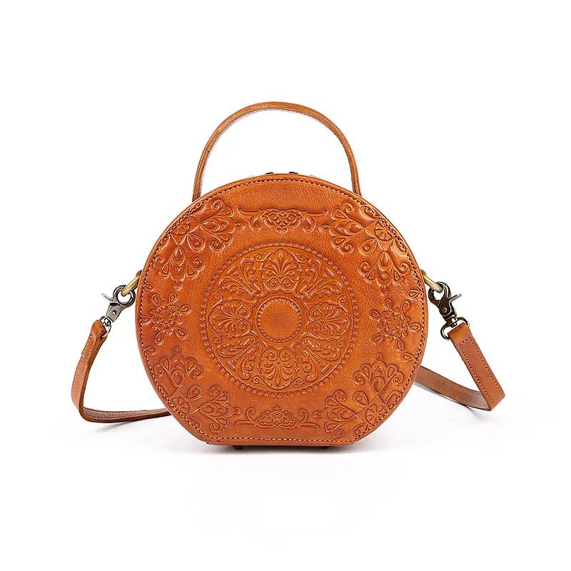 Factory Direct Sales Handbag Circle Purse Women Shoulder Bag Crossbody Round Indonesia