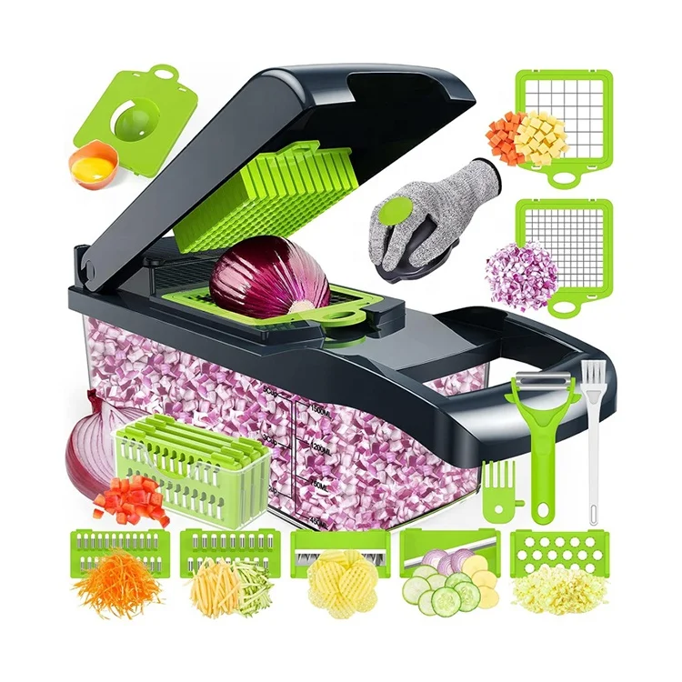Овощерезка 16 в 1 овощерезка Alat Pengiris Sayuran Dicer Cortadora De Verduras