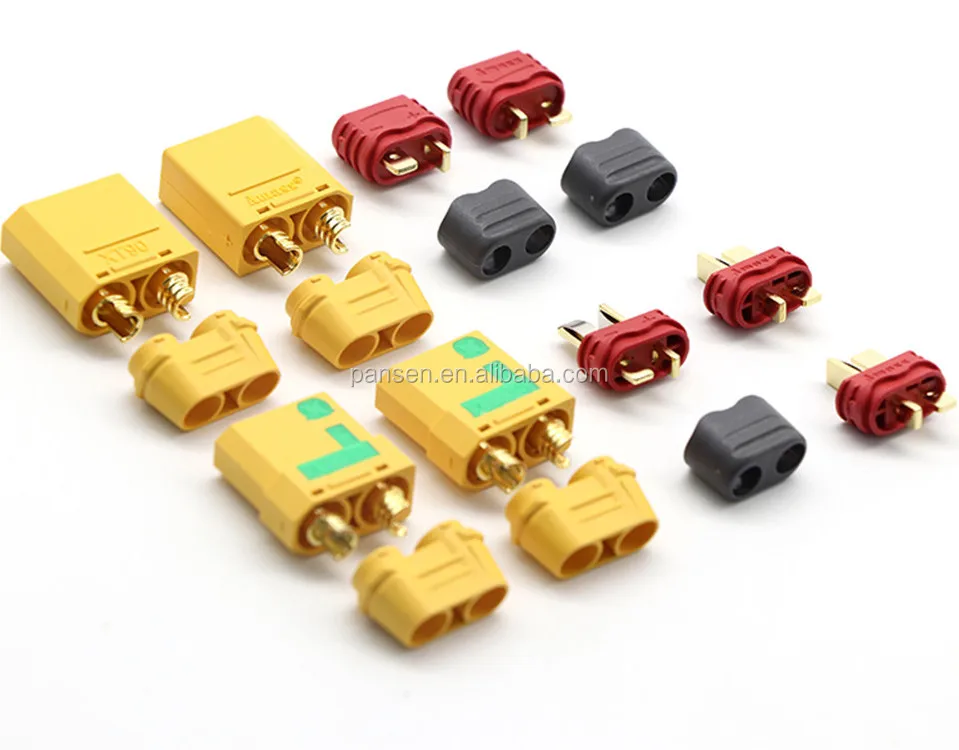 AMASS XT90H XT90S Plug with protective insulating end  connectors male female XT90 for RC hobby model lipo battery