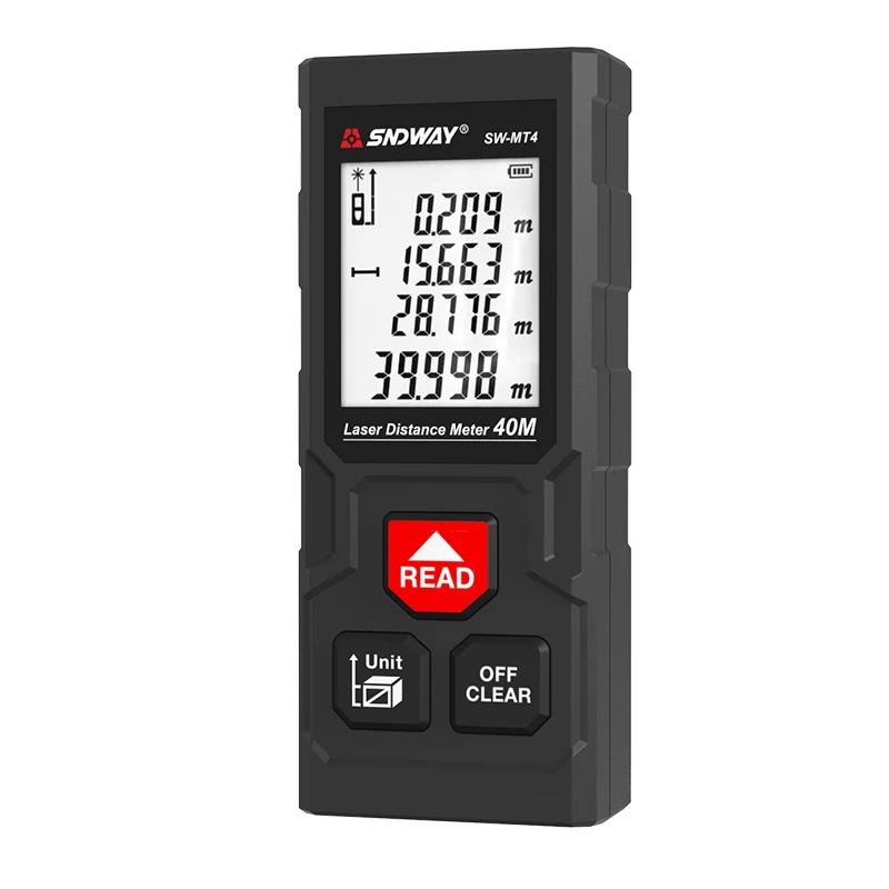 2023 new SNDWAY Economic SW-MT4 40m cheap Digital Laser Distance Meter