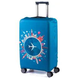 Washable Luggage Cover Spandex Suitcase Cover Protective Fits 19-32 inch Luggage Zipper Carry On Covers