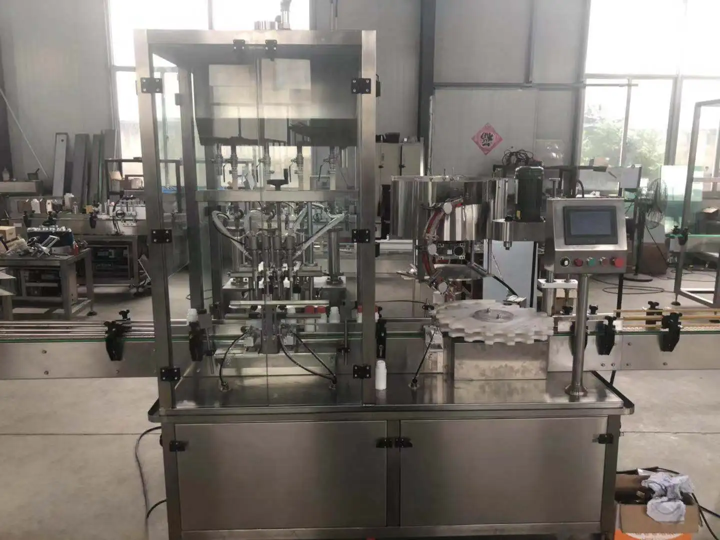 Fully automatic bottle water filling sealing capping and packing machine with manufacturer
