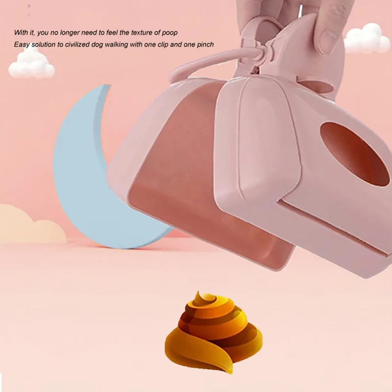 Pet Outdoor Cleaning Tool Dog Poop Scooper Poop Picker With Bag Dispenser Wholesale Pooper Scooper for Dogs