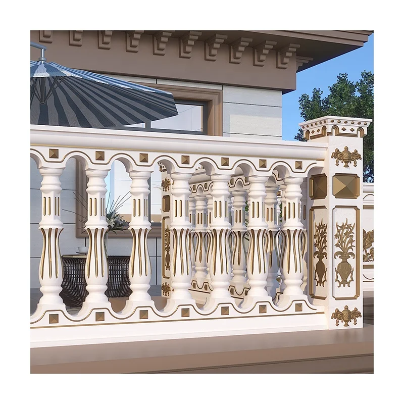Top rating concrete mold for decorative Cast reusable fence post balustrade baluster railing balister barrier vase balcony mould