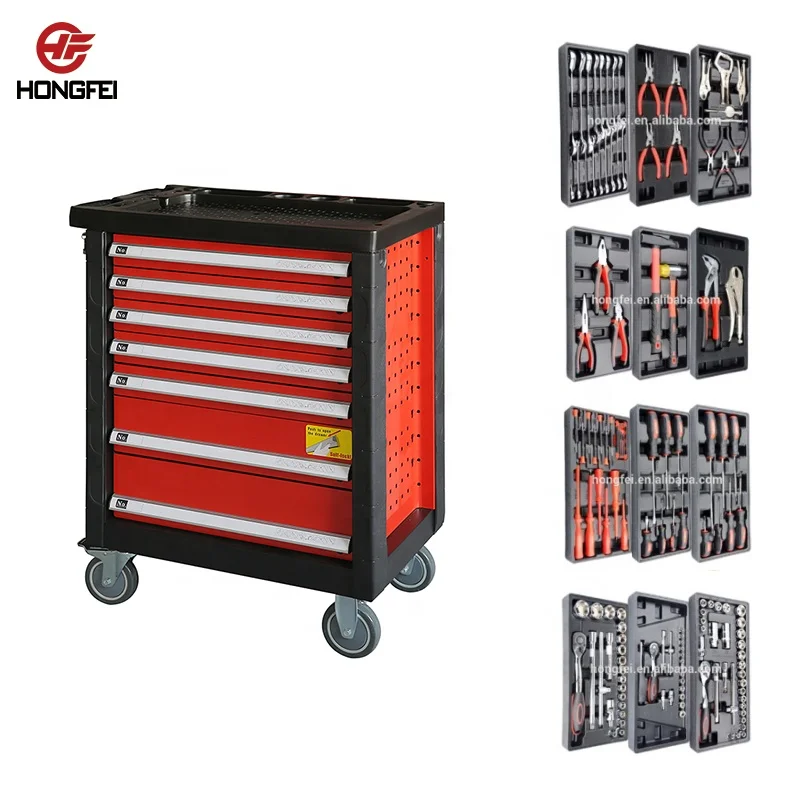 Hongfei tool set professional mechanic tool box, tool cabinet