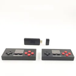 Hot Selling Mini Game Console USB Wireless U03 Handheld TV Video Game Console Build In 621 8 Bit Retro Game Console Dual Gamepad