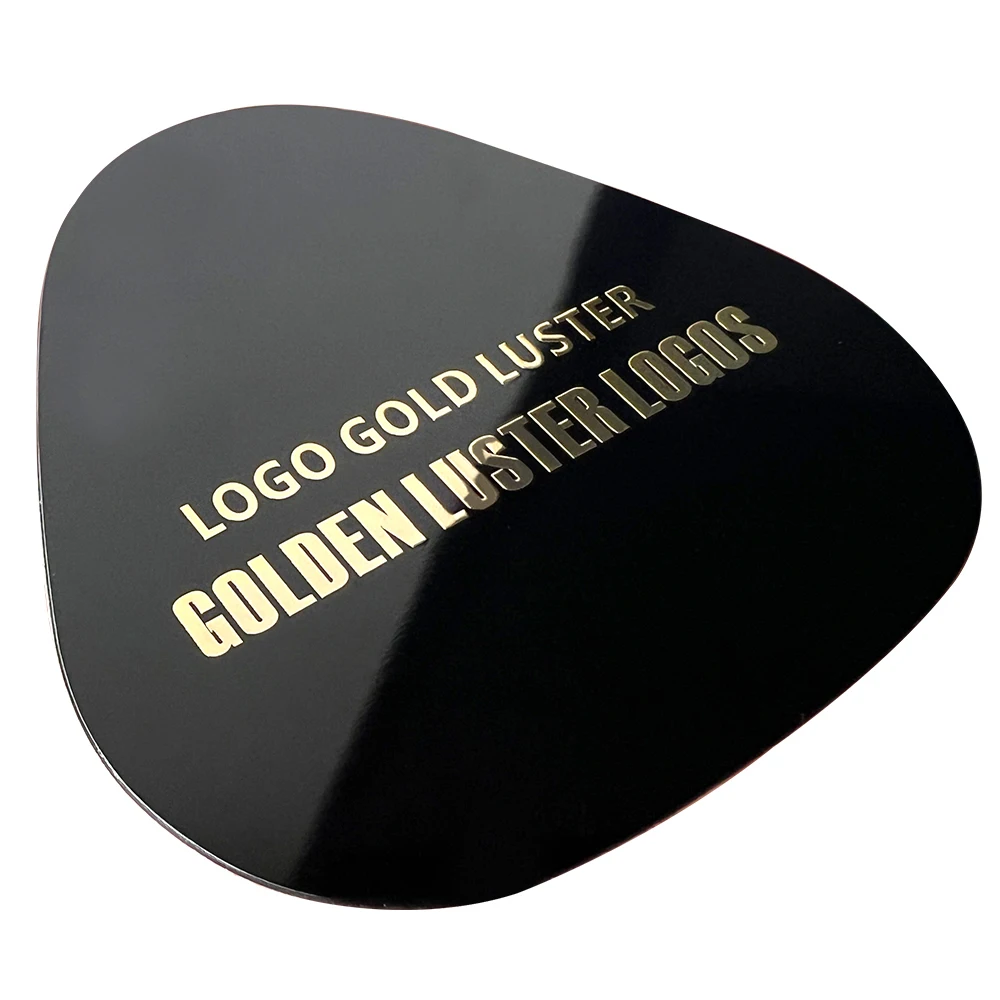 Newest Design Custom Stickers Logo 3D Laminated Printing Lettering silver gloss Brands Logos Customized Labels