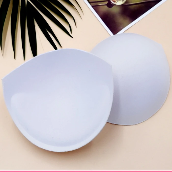 Custom breathable chest support  bra cups  thick breast lift push up sports bra pads