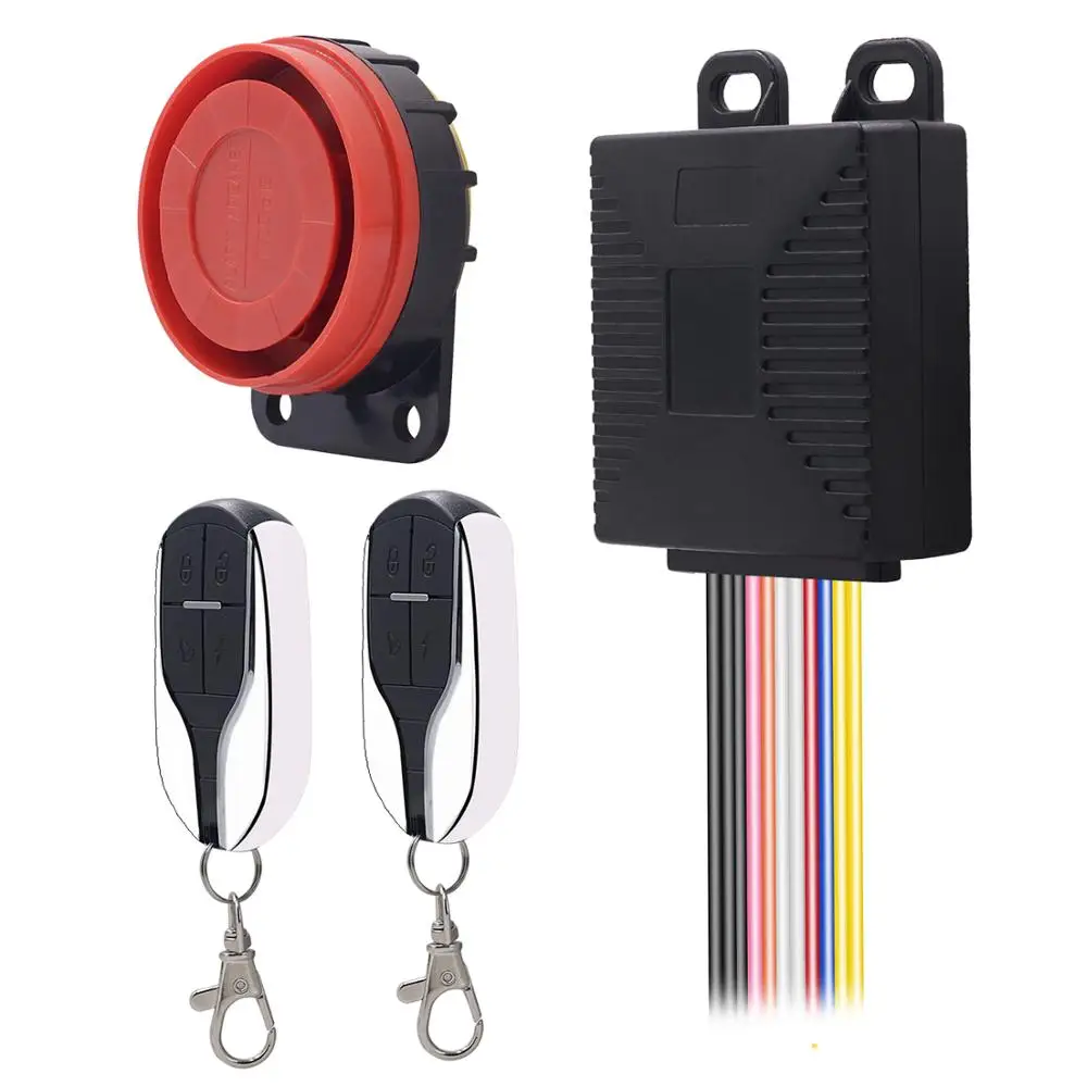 
Motorbike Scooter Autobike anti-theft security alarm Motorcycle Bike Burglar Alarm Remote Control Engine Start For Honda, Yamaha 