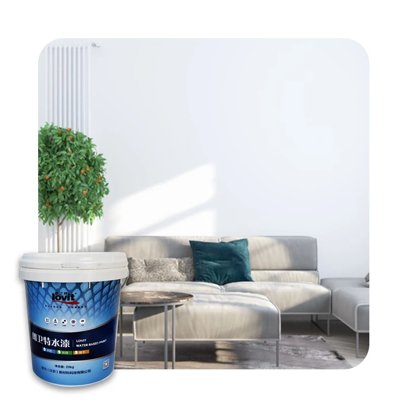 Acrylic Paint Set Water Paint Customized Colorful Formaldehyde Removal Paint For Inter