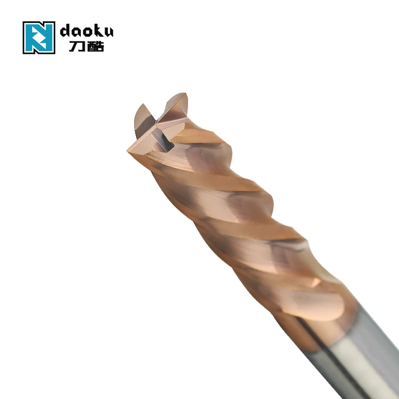 Cheap Price High Hardness Solid Carbide 4 Flute Endmill Milling Cutter Tool For metal