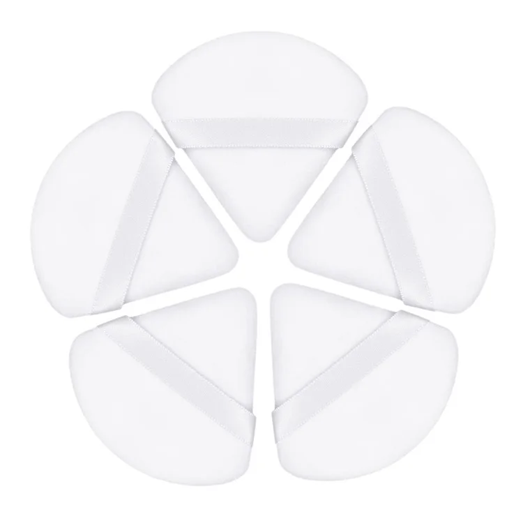 Top Seller Cosmetic Powder Puff Soft Wedge Shape Makeup Powder Puffs Custom Logo Private Label Soft Triangle Cosmetic Puff