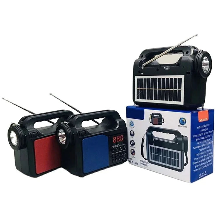 NS-S181S FM/AM/SW 3 полосы радио USB/TF карта музыкальный плеер встроенный синий зуб динамик с компонентами по хорошей