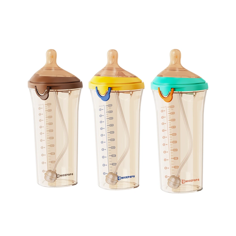 Ppsu Portable Breast Teat Milk Bottle Leak-Proof Bpa Free 300Ml Baby Nipple Feeding Bottle