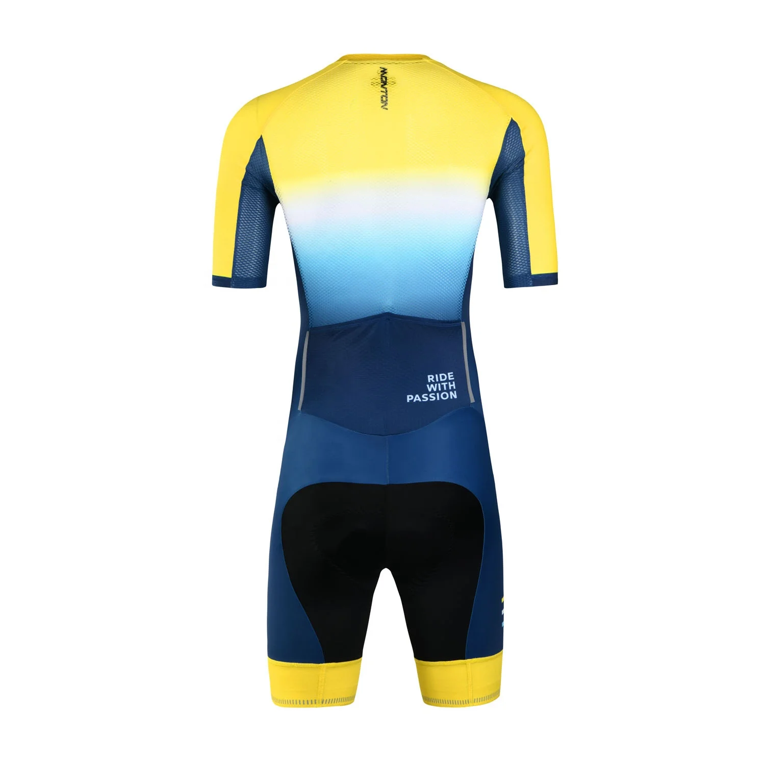 New style men short sleeve triathlon clothing men custom trisuit triathlon bike suit