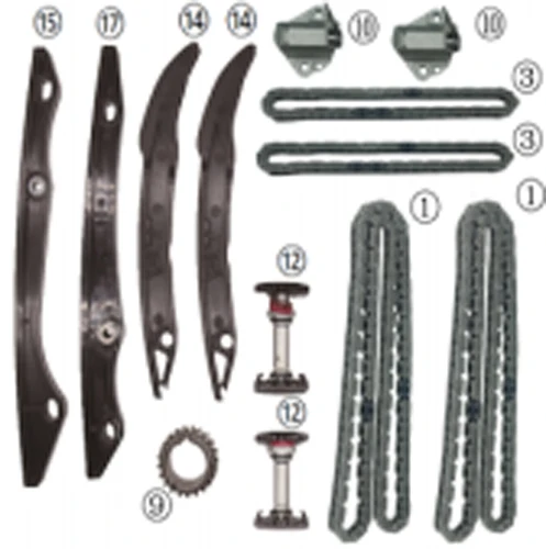 Timing Chain Kit Fits FOR 11-14 Ford Mustang F-150 5.0L V8 DOHC 32v 99F CU.302 VIN F