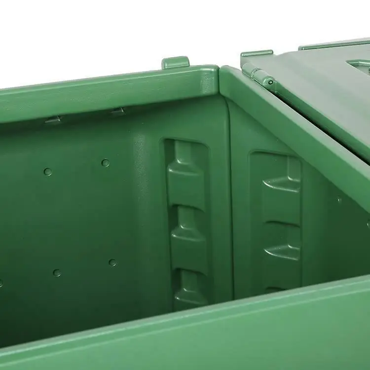 
480L Large Volume Square Shape Garden Plastic Compost Bin 