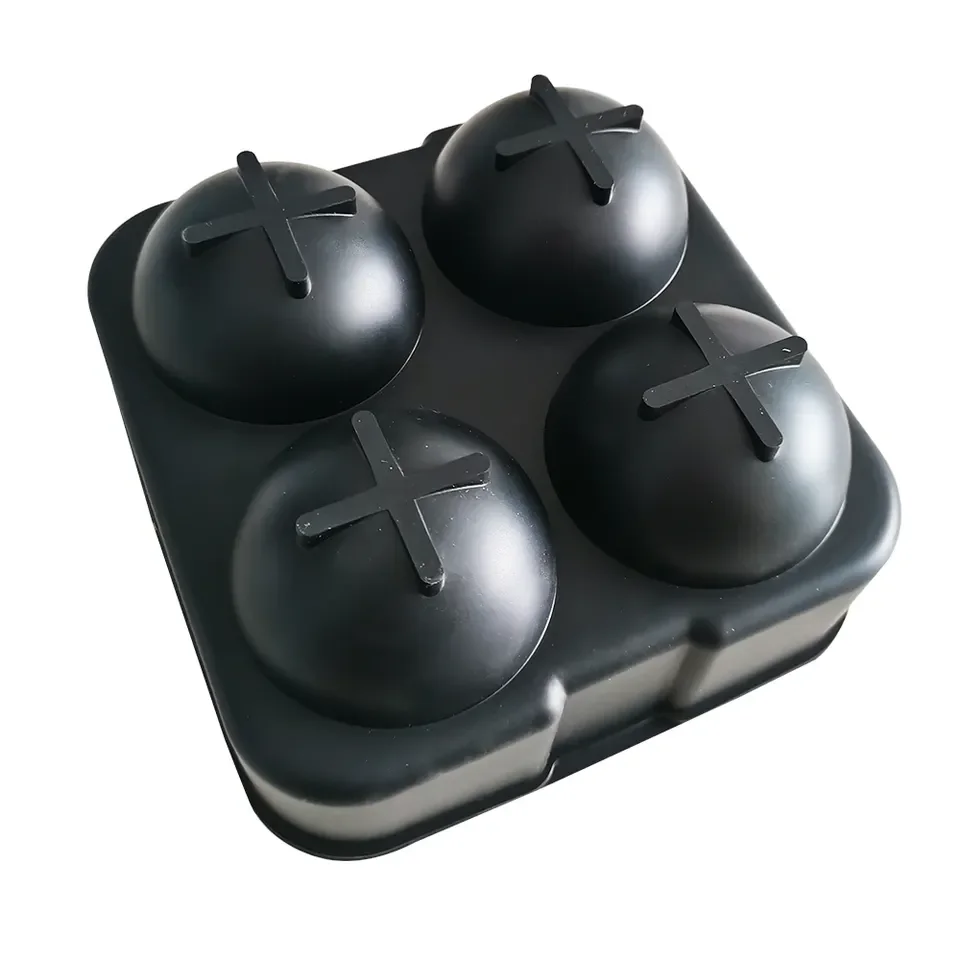 2.5 Inch Ice Ball Maker Mold for Whiskey BPA free Sphere Silicone Ice Maker Mould