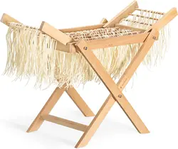 Foldable Wood Pasta Noodle Drying Rack House Holder Shelf