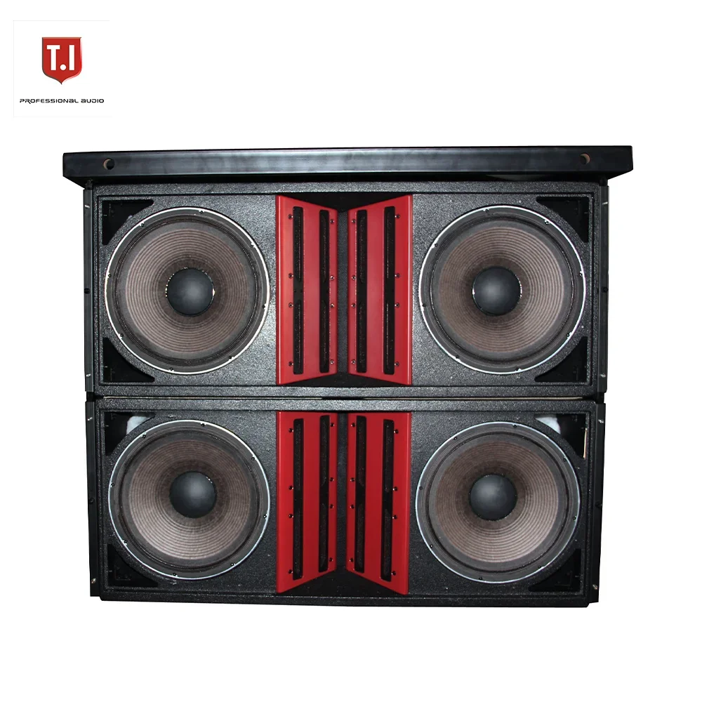 Professional Audio LA-215 Dual 15 Inch Pro Sound Passive 3-way Line Array Bluetooth Powered Sound System Speaker