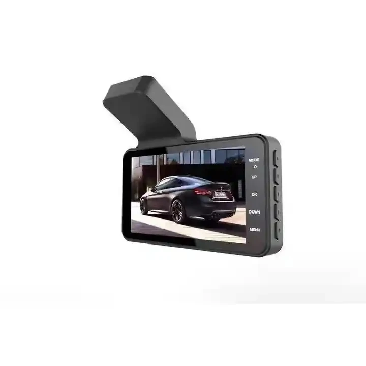 4 inch Dash Cam Car DVR HD 1080P Dash Camera Dual Lens car Black Box Cycle Mirror Driving Recorder dashcam dual camera