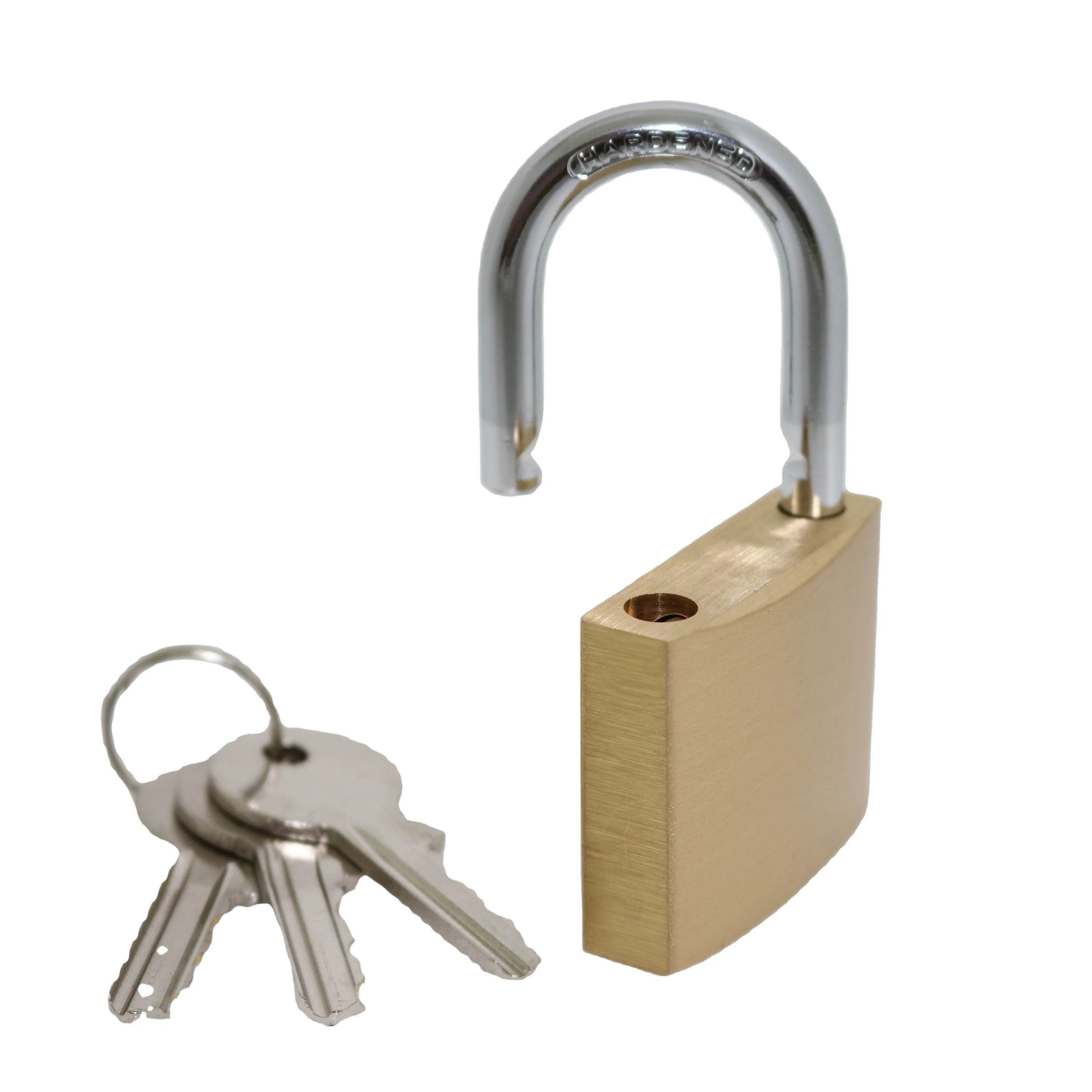 China hot sale thin type lock high security master key brass padlock