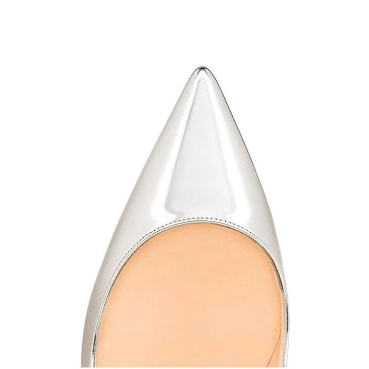 Pumps Ladies Leather High Heels Blue Comfy Womens Navy Dress Shoes