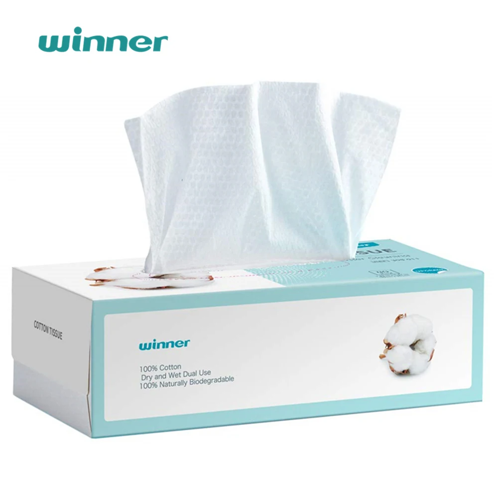 Губное полотенце для сухой чистки лица на заказ, экологически чистое одноразовое полотенце для ухода за ребенком, мягкая одноразовая хлопковая ткань для лица от производителя