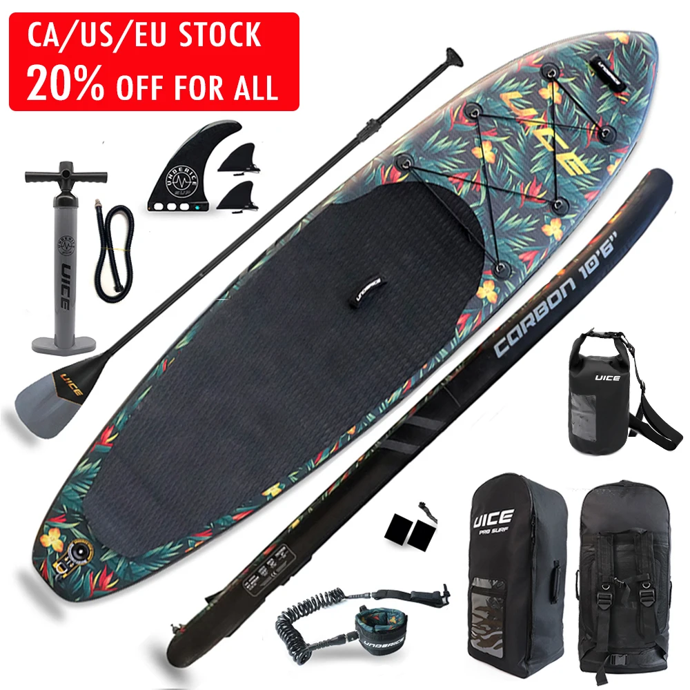 UICE High Quality Inflatable Paddle Board Full Carbon SUP Board Inflatable for Kayak Fishing Yoga Surf