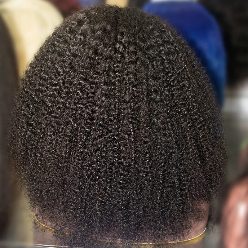 Morein Trend Light Brown Swiss Kinky Curly Full Lace Wigs Raw Brazilian Human Hair Unprocessed Virgin Wig For Women