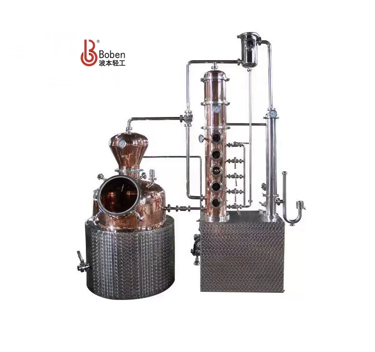 Whisky distillation machine copper distillation equipment alembic pot still distillery equipment moonshine