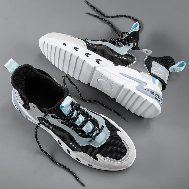 Hot Selling Breathable Mens Fashion Sneakers Zapatos Deportivos Comfortable Running Tennis Shoes Men