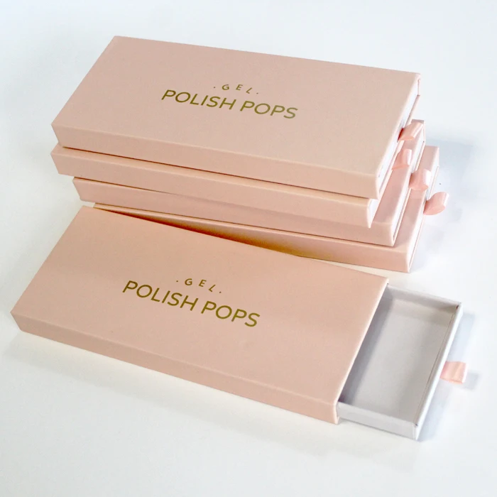 luxury custom lash eyelash cosmetic boxes press on nail product package custom logo packaging box