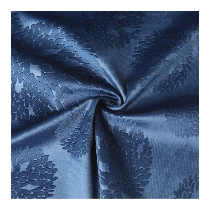 Wholesale 100% polyester upholstery  sofa fabric embossed print super soft velvet fabric for home deco