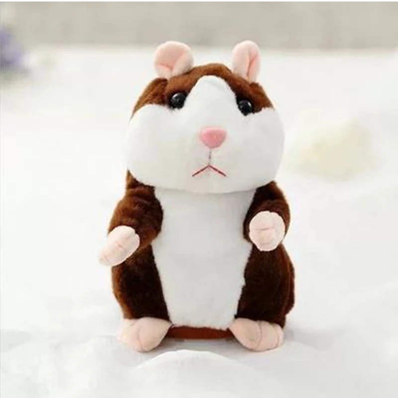 Talking Hamster Falante Mouse Pet Plush Toy Cute Sound Record Stuffed Doll Gifts