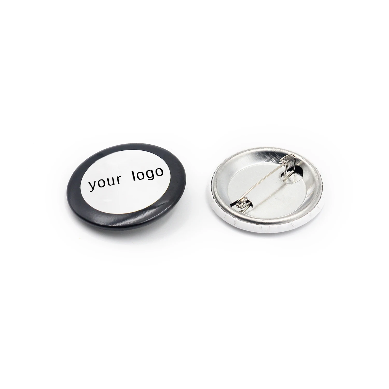 Professional Manufacturer Promotional Gift Safety Pin Button Badge Free Design Tinplate Badges