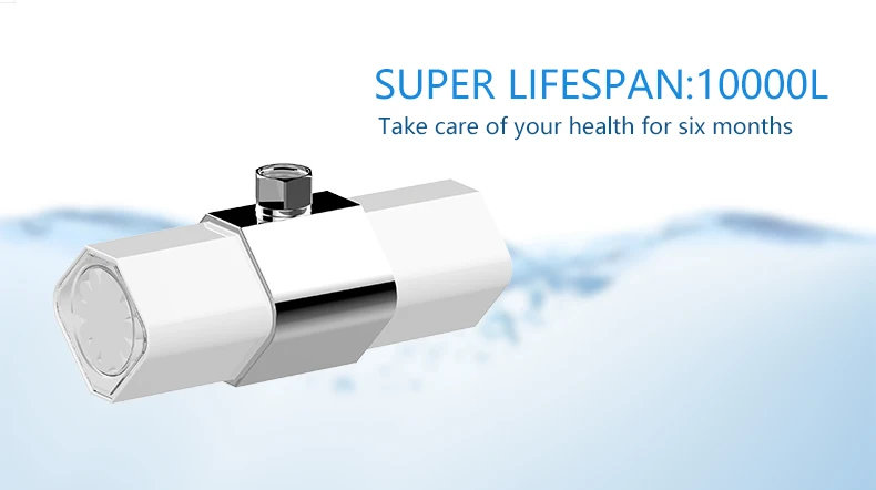 Soft water remove chlorine in bath water to protect the hair and skin water filter shower skincare