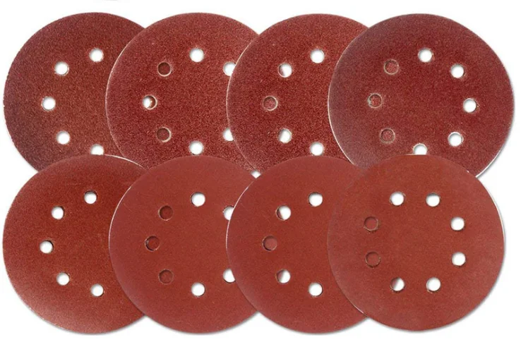 Wholesale Sand Paper Sand Disc Paper for Glass Aluminum Oxide 4.5inch NUOPU
