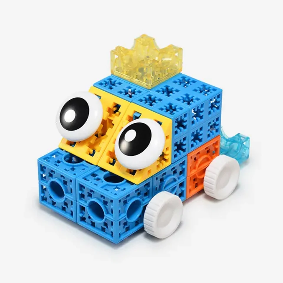 Educational ABS Plastic DIY Assembly Block Set Kids Building Blocks Model Toys for Children Play Gift Set