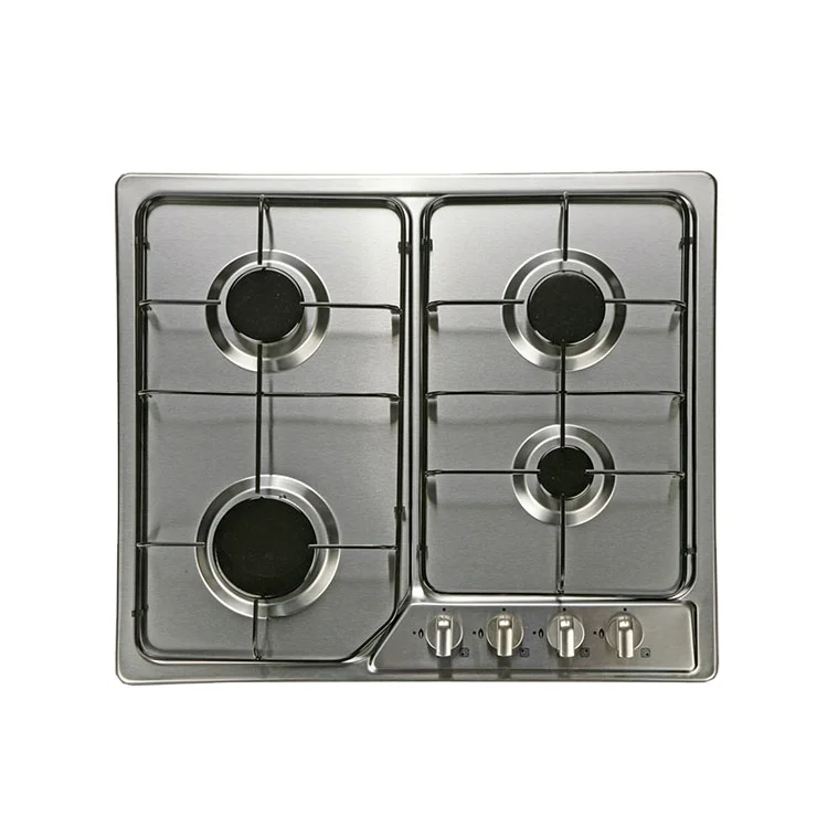 60cm 4 burners home appliance kitchen recessed black tempered glass gas stove cooker gas hob