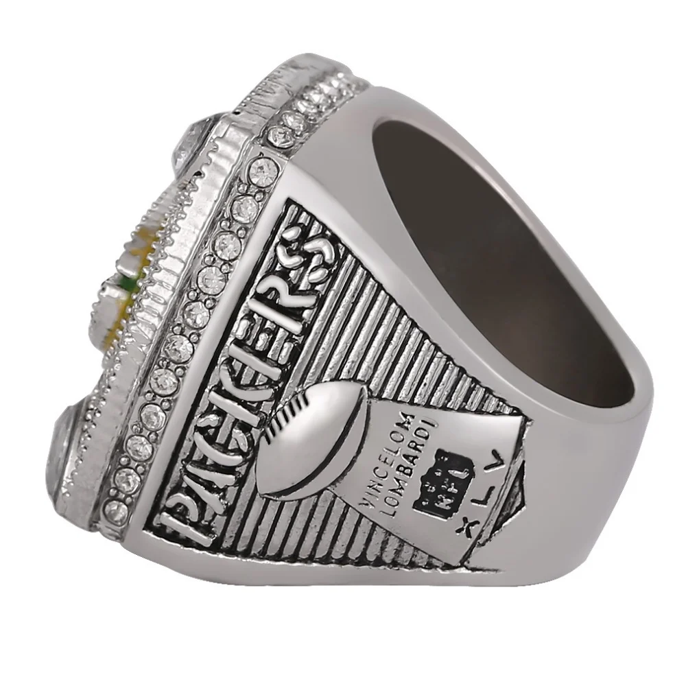 Кольцо чемпионата 2011 по футболу зеленая бухта упаковщики NFL набор деревянных колец из сплава на заказ