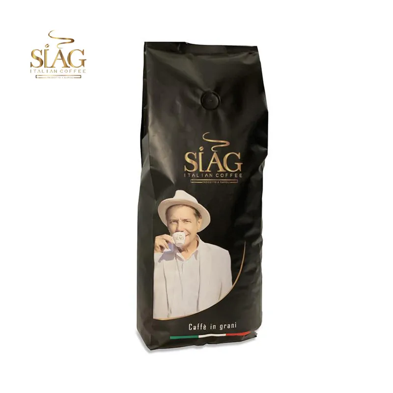 
 Итальянские жареные кофейные зерна 100% Arabica Premium, упаковка 1 кг  