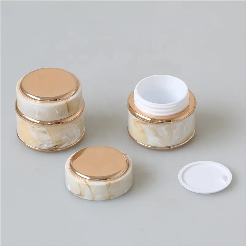 E-better empty luxury 5ml 7ml 15ml 30ml 50ml Plastic Cosmetic Cream Packaging Jar Container