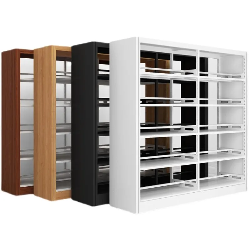 School metal steel bookcase storage bookshelf school library modern Bookcase Steel