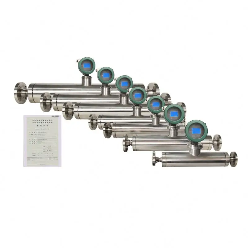 High grade new design Sunflower oil Straight Tube coriolis mass flow meters