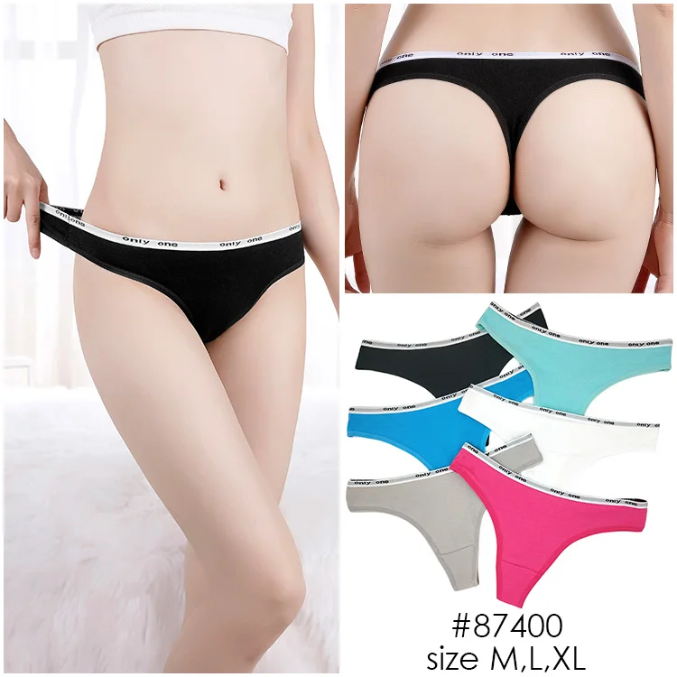 Yun Meng Ni Underwear Soft Cotton  Daily T Backs Young Girls Sexy Thongs