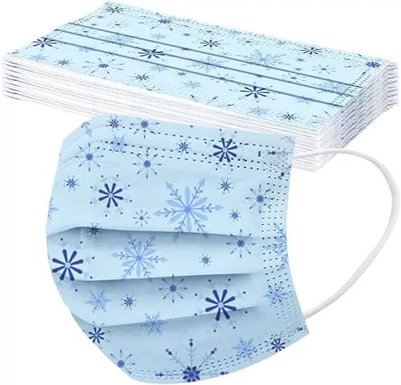 Disposable Earloop Pink Blue Black White Mouth Mask 3 Layers Meltblown Non-Woven Breathable Face Masks