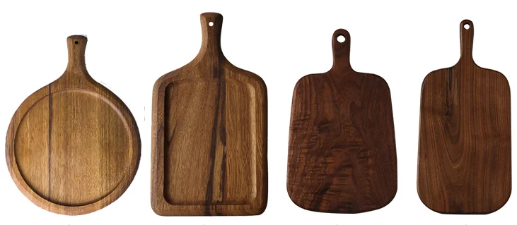 Professional Alibaba Hot sale Napoli Pizza Peel  Acacia Wood cutting chopping board