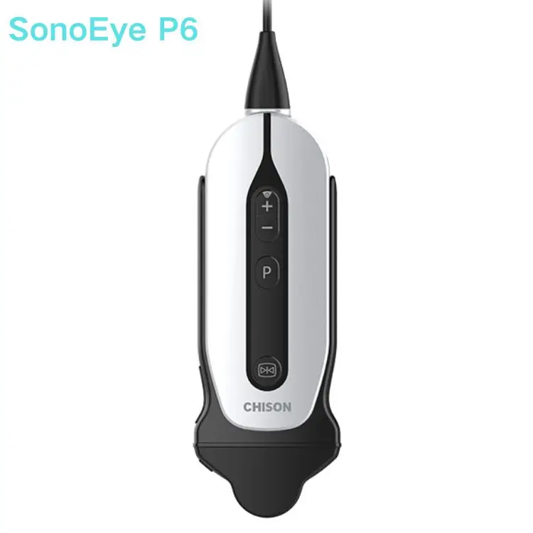 Digital Portable Chison sonoeye P6 handheld ultrasound probe 6MHz Micro-Convex color doppler Packet ultrasound machine human use