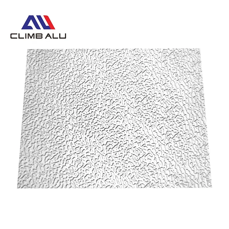 Factory quality stucco embossed orange peel pattern aluminium alloy plate aluminium sheet for refrigators